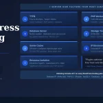 WordPress hosting speed 7 server-side factors diagram — AHosting